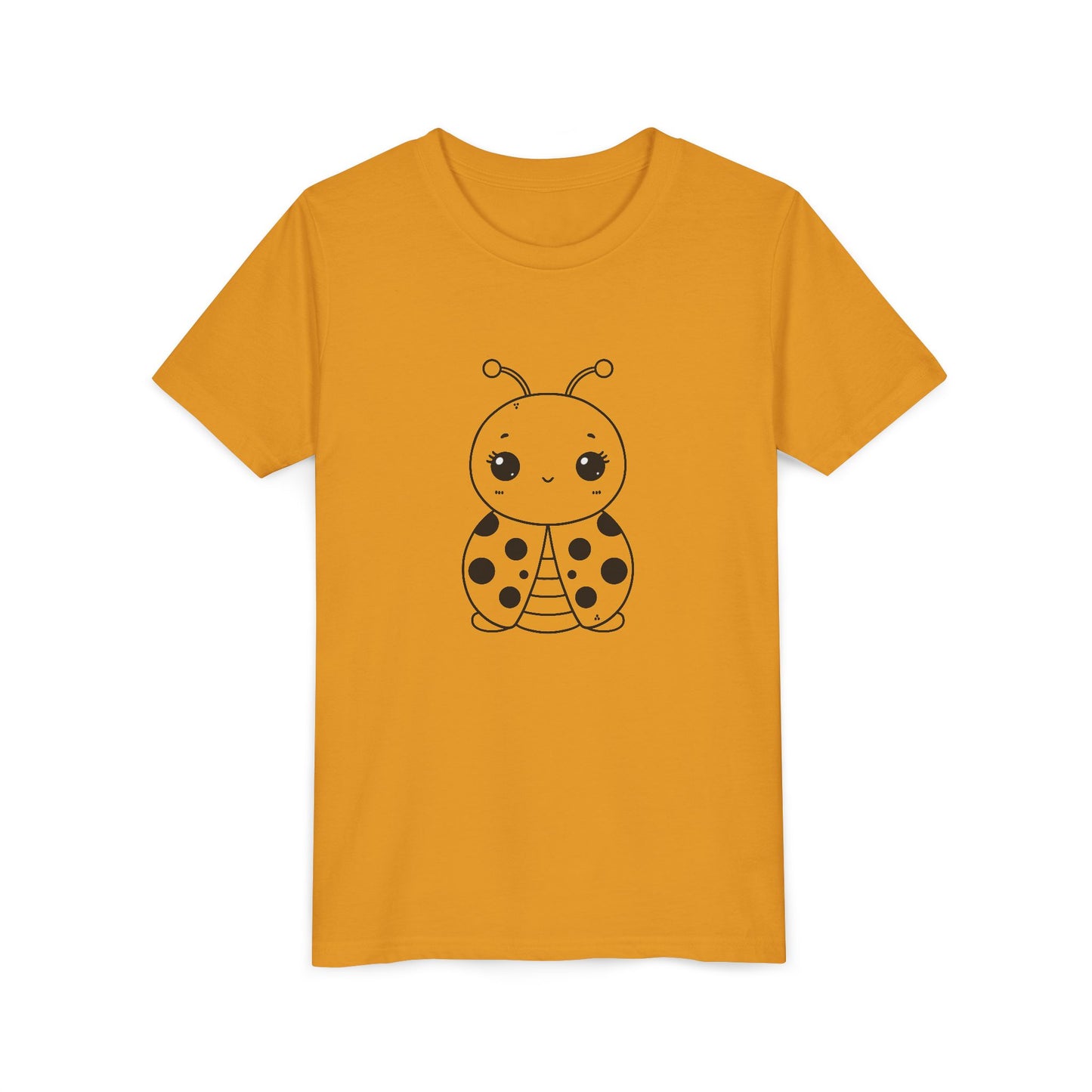 Cute Ladybug Youth Short Sleeve Tee - Perfect for Kids' Playtime!