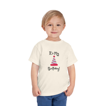 Birthday Party Toddler Tee - "It's My Birthday!"