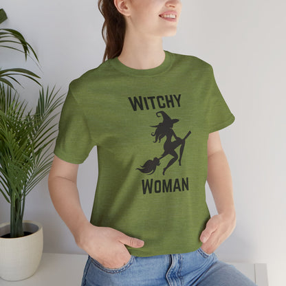 Witchy Woman Tee, Magical Shirt, Halloween Apparel, Gift for Witches, Cute Witch T-Shirt, Witchcraft Fashion
