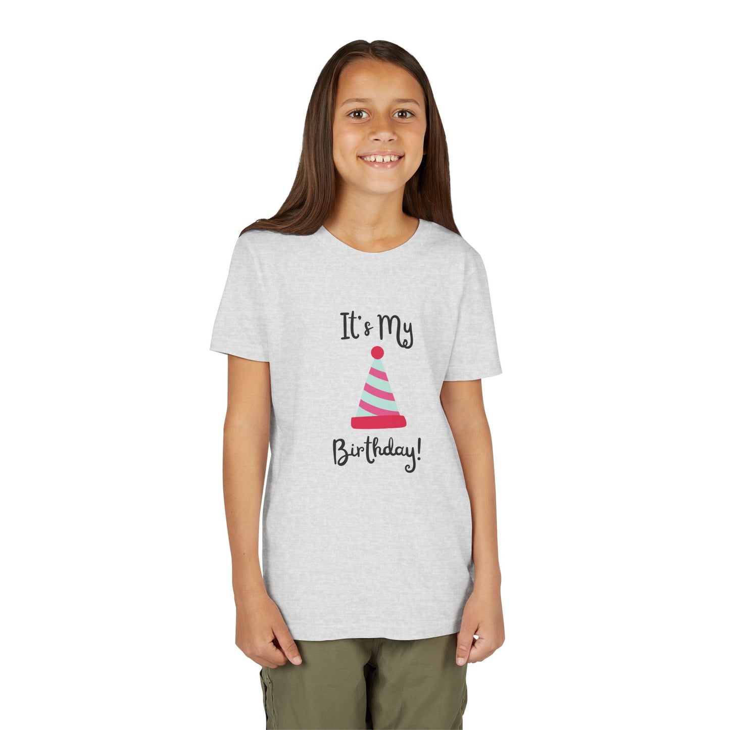 Kids Birthday Celebration Tee - "It's My Birthday!" Short Sleeve T-Shirt