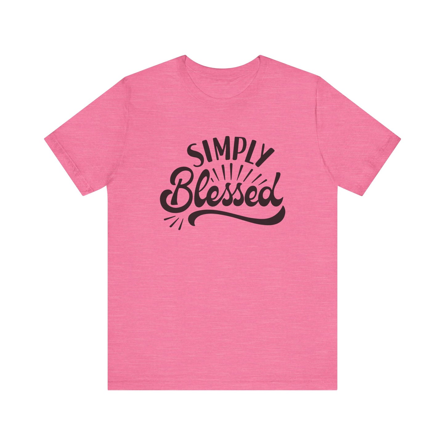 Simply Blessed Jersey Tee - Comfortable & Meaningful T-Shirt for Everyday Wear