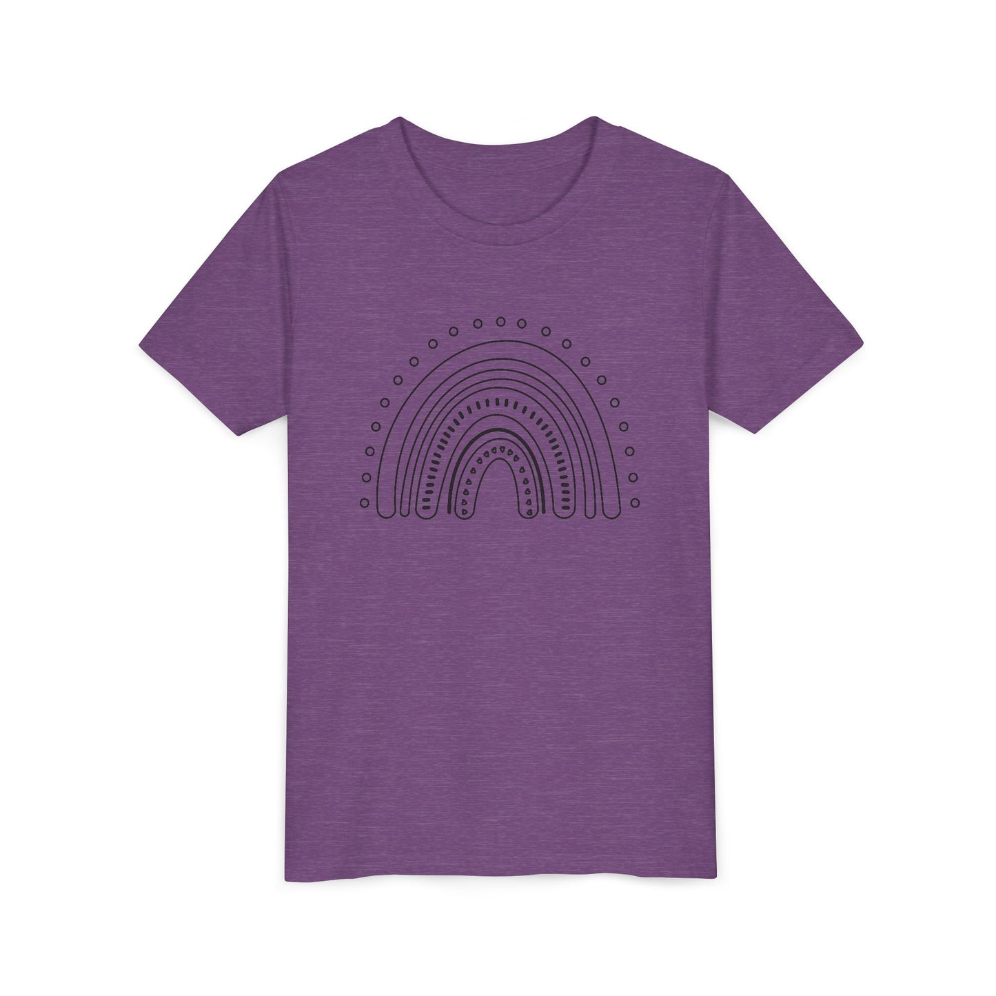 Kids Rainbow Art Short Sleeve Tee - Fun & Colorful Design