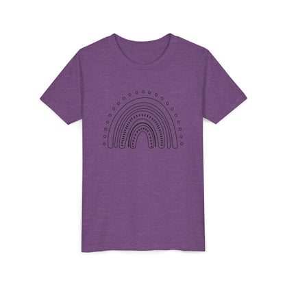 Kids Rainbow Art Short Sleeve Tee - Fun & Colorful Design