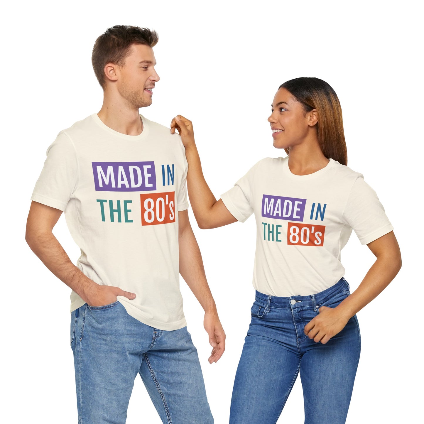 Retro 80's Made Short Sleeve Tee - Unisex Jersey T-Shirt