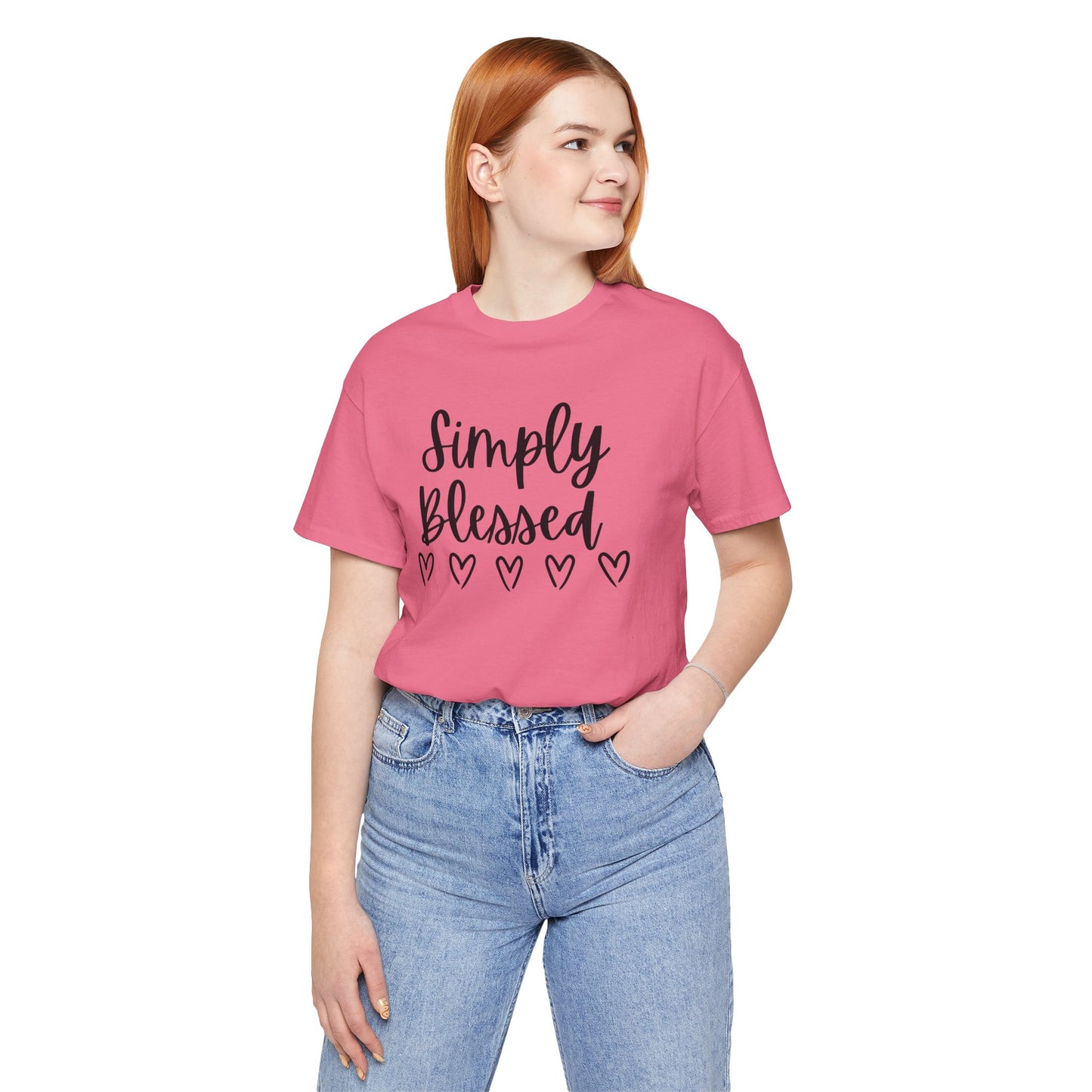 Simply Blessed T-Shirt - Soft Short Sleeve Tee for Everyday Wear