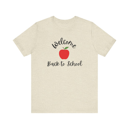 Back to School Tee, Welcome Back to School T-Shirt, Unisex Jersey Shirt, Teacher Gift, Student Fashion, Kids School Outfit