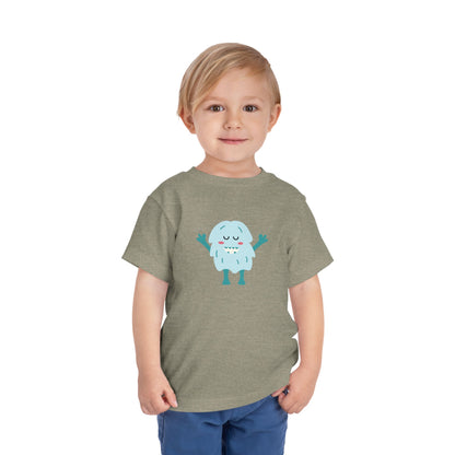 Cute Monster Toddler Short Sleeve Tee - Adorable Playful Shirt for Kids