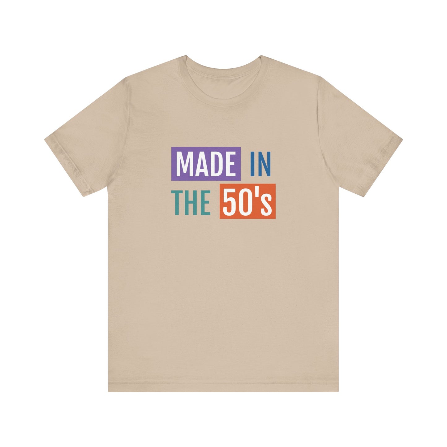 Vintage 50's Made Short Sleeve Tee - Retro Unisex Jersey T-Shirt