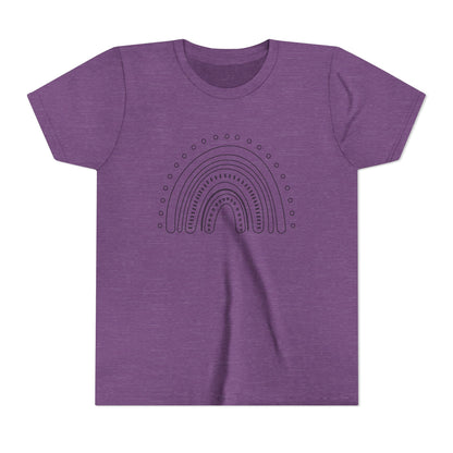 Kids Rainbow Art Short Sleeve Tee - Fun & Colorful Design