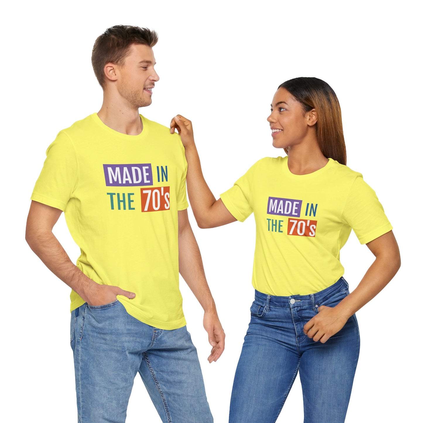 Retro Made in the 70's Unisex Tee - Vintage Style Short Sleeve Shirt