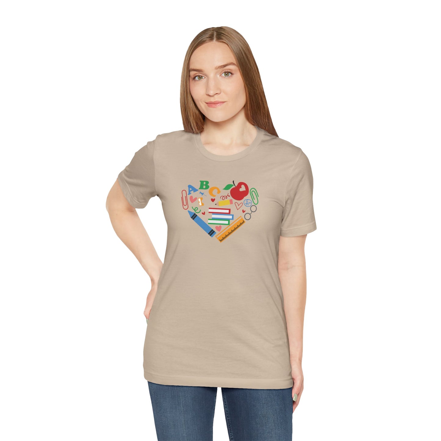 Creative Love Jersey Tee - Perfect for Teachers and Art Lovers