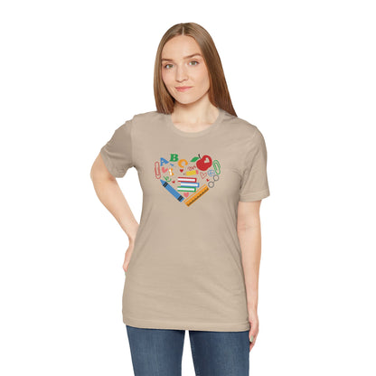 Creative Love Jersey Tee - Perfect for Teachers and Art Lovers