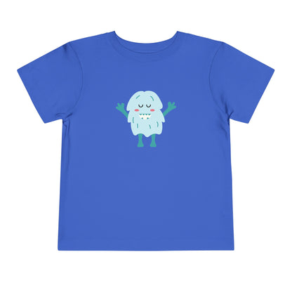 Cute Monster Toddler Short Sleeve Tee - Adorable Playful Shirt for Kids