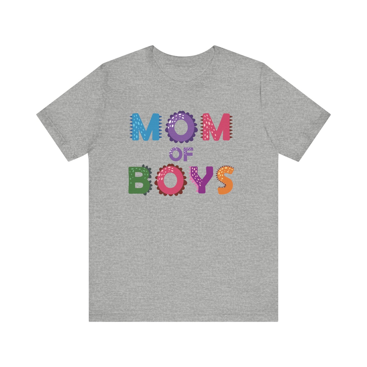 Mom of Boys T-Shirt – Fun & Colorful Tee for Proud Mothers