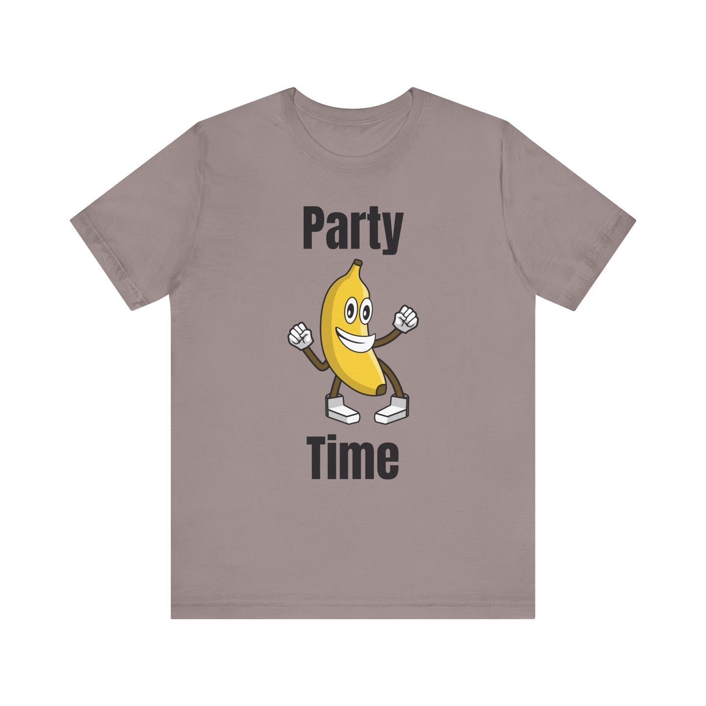 Party Time Banana T-Shirt - Fun Unisex Jersey Tee for Celebrations