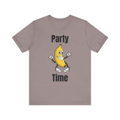 Party Time Banana T-Shirt - Fun Unisex Jersey Tee for Celebrations