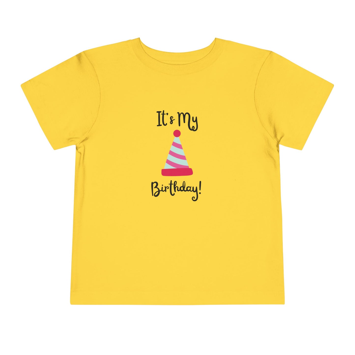 Birthday Party Toddler Tee - "It's My Birthday!"