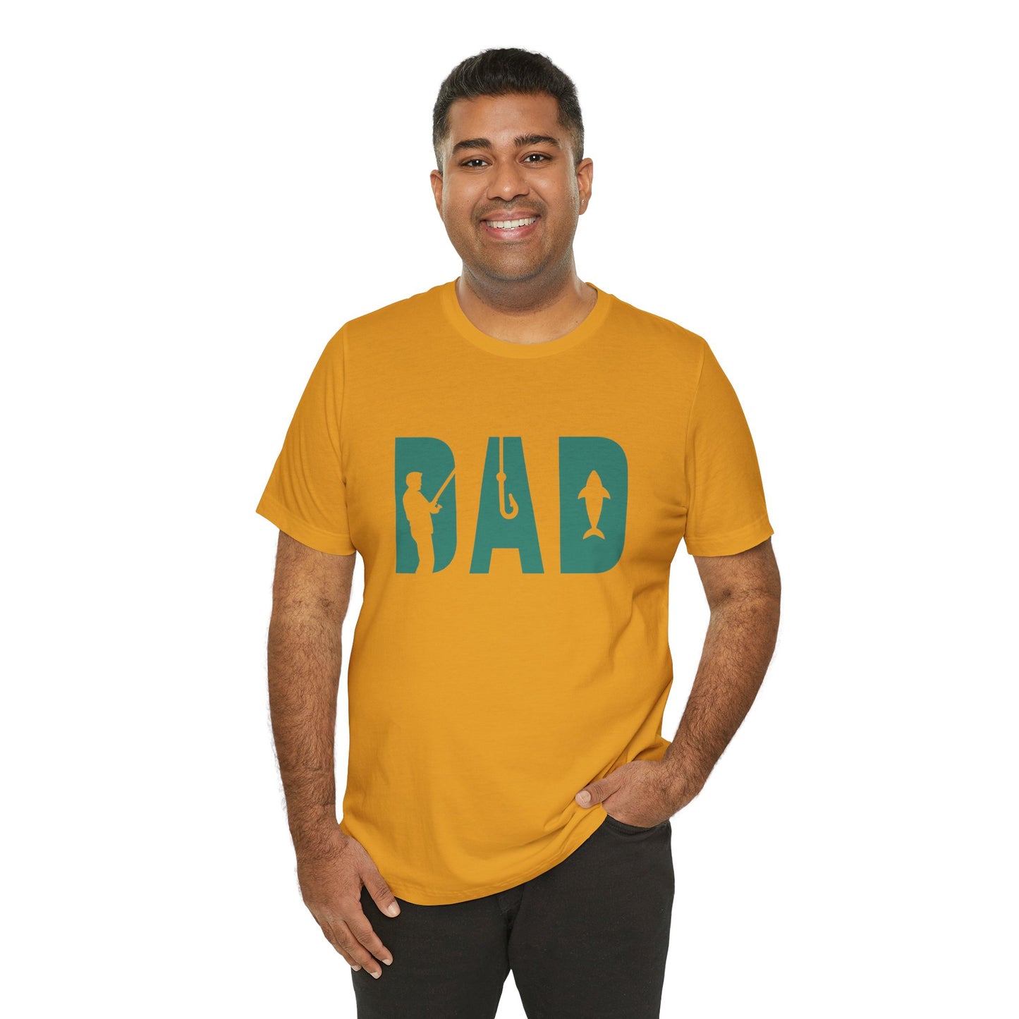 Fishing Dad Jersey Tee - Perfect Gift for Father's Day and Outdoor Lovers