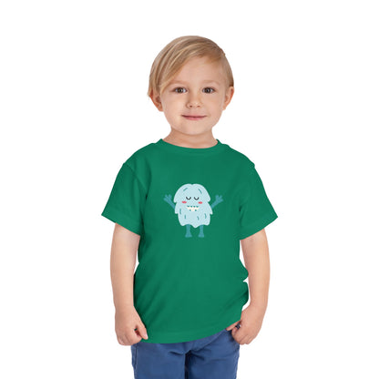 Cute Monster Toddler Short Sleeve Tee - Adorable Playful Shirt for Kids