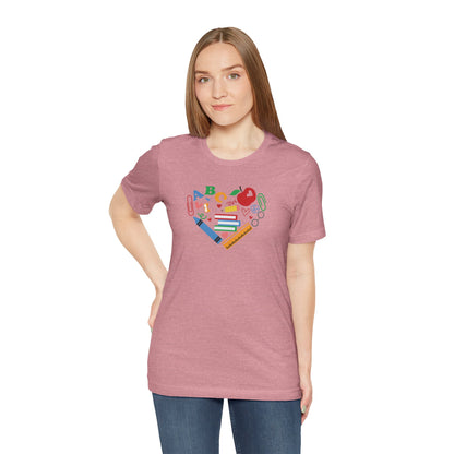 Creative Love Jersey Tee - Perfect for Teachers and Art Lovers