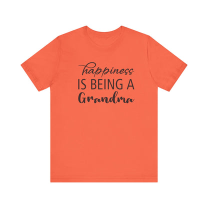 Happiness is Being a Grandma T-Shirt |Jersey Tee