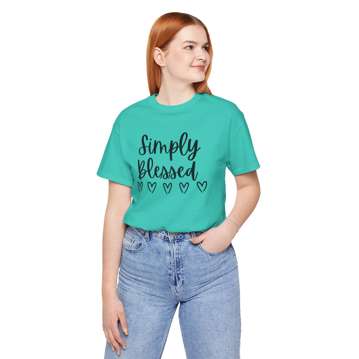 Simply Blessed T-Shirt - Soft Short Sleeve Tee for Everyday Wear