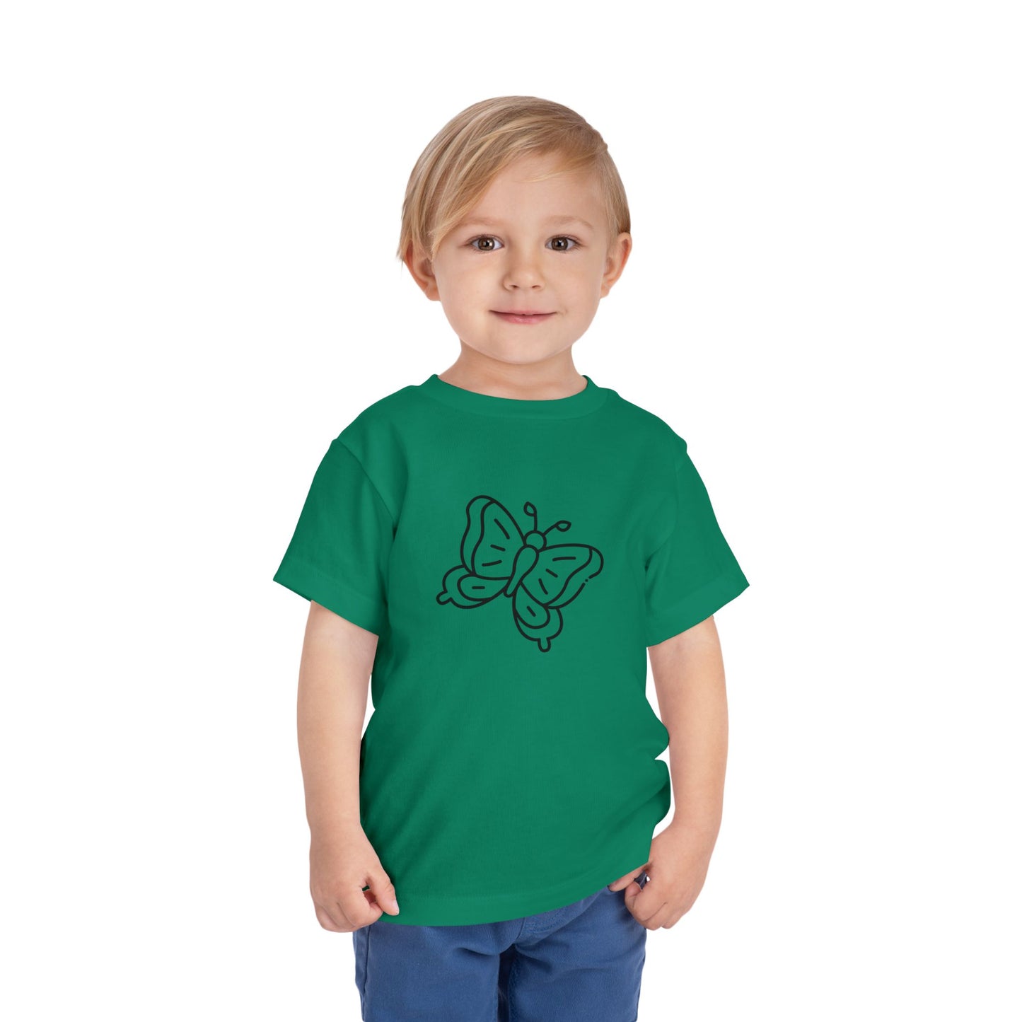 Butterfly Toddler Tee - Cute Kids Short Sleeve Shirt for Playtime and Gifts