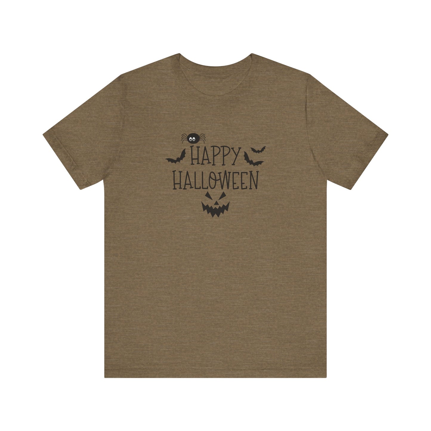 Happy Halloween Tee, Spooky T-Shirt for Fall, Halloween Party Attire, Trick or Treat Shirt, Casual Halloween Outfit