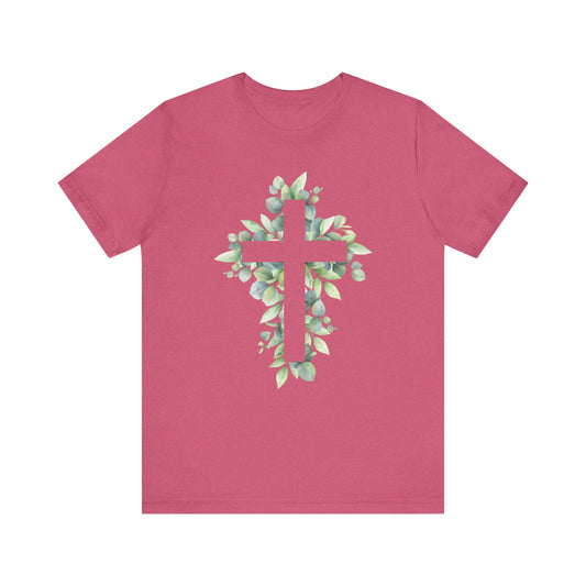 Cross with Leaves T-Shirt
