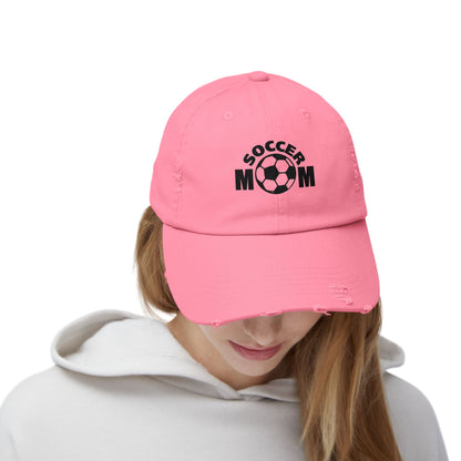 Soccer Mom Distressed Cap - Perfect Gift for Sports Moms
