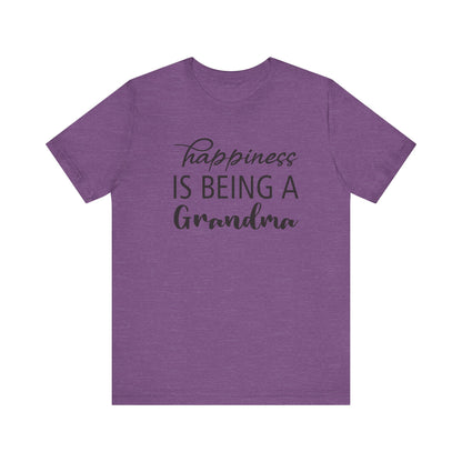 Happiness is Being a Grandma T-Shirt |Jersey Tee
