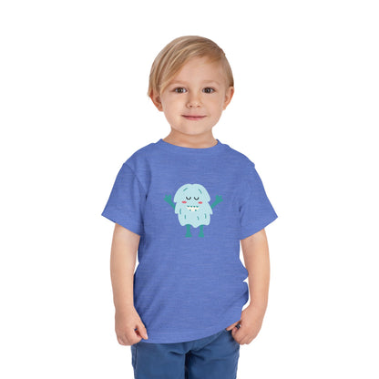 Cute Monster Toddler Short Sleeve Tee - Adorable Playful Shirt for Kids