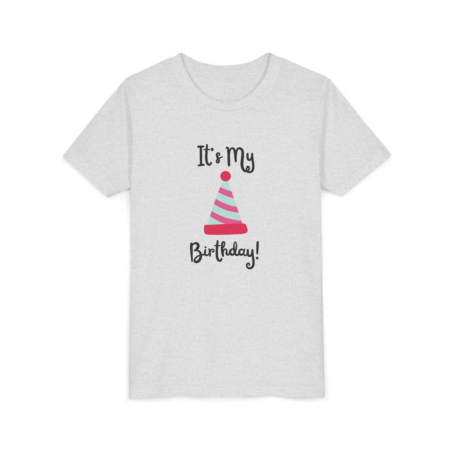 Kids Birthday Celebration Tee - "It's My Birthday!" Short Sleeve T-Shirt