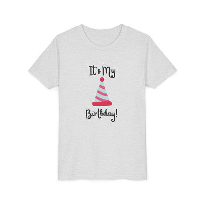 Kids Birthday Celebration Tee - "It's My Birthday!" Short Sleeve T-Shirt
