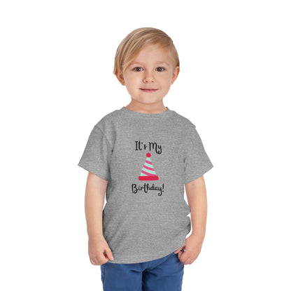 Birthday Party Toddler Tee - "It's My Birthday!"
