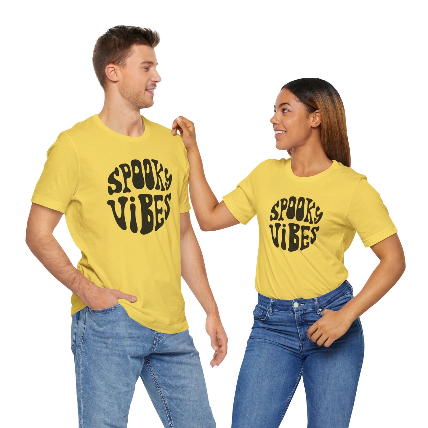 Spooky Vibes Tee - Perfect for Halloween, Casual Wear, Gift, Festival, or Everyday Style