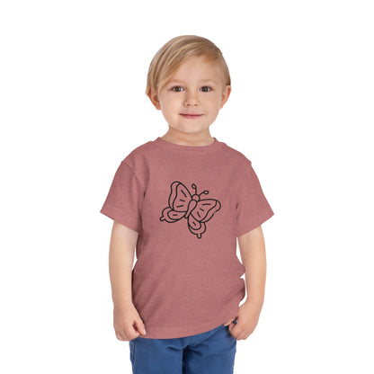 Butterfly Toddler Tee - Cute Kids Short Sleeve Shirt for Playtime and Gifts