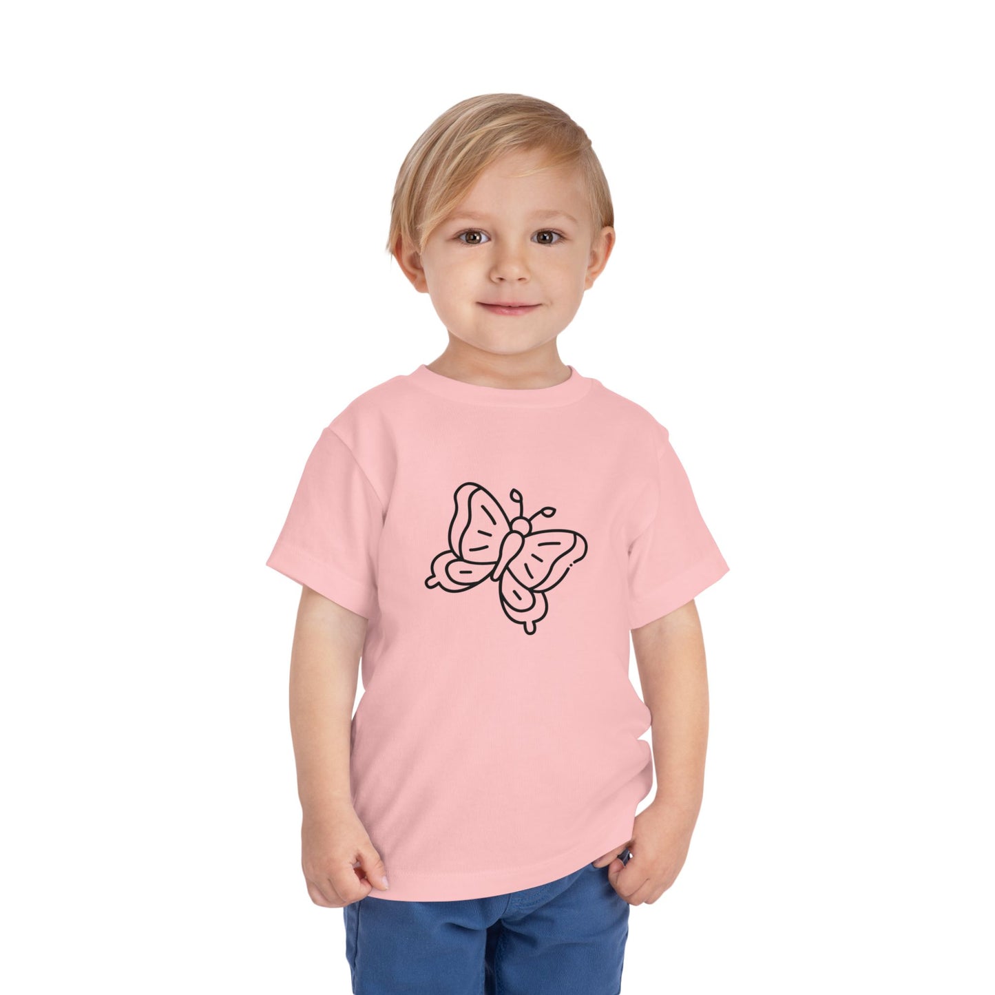Butterfly Toddler Tee - Cute Kids Short Sleeve Shirt for Playtime and Gifts