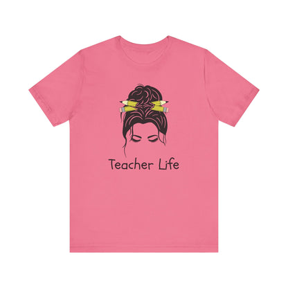 Teacher Life Jersey Tee - Comfortable and Stylish Gift for Educators