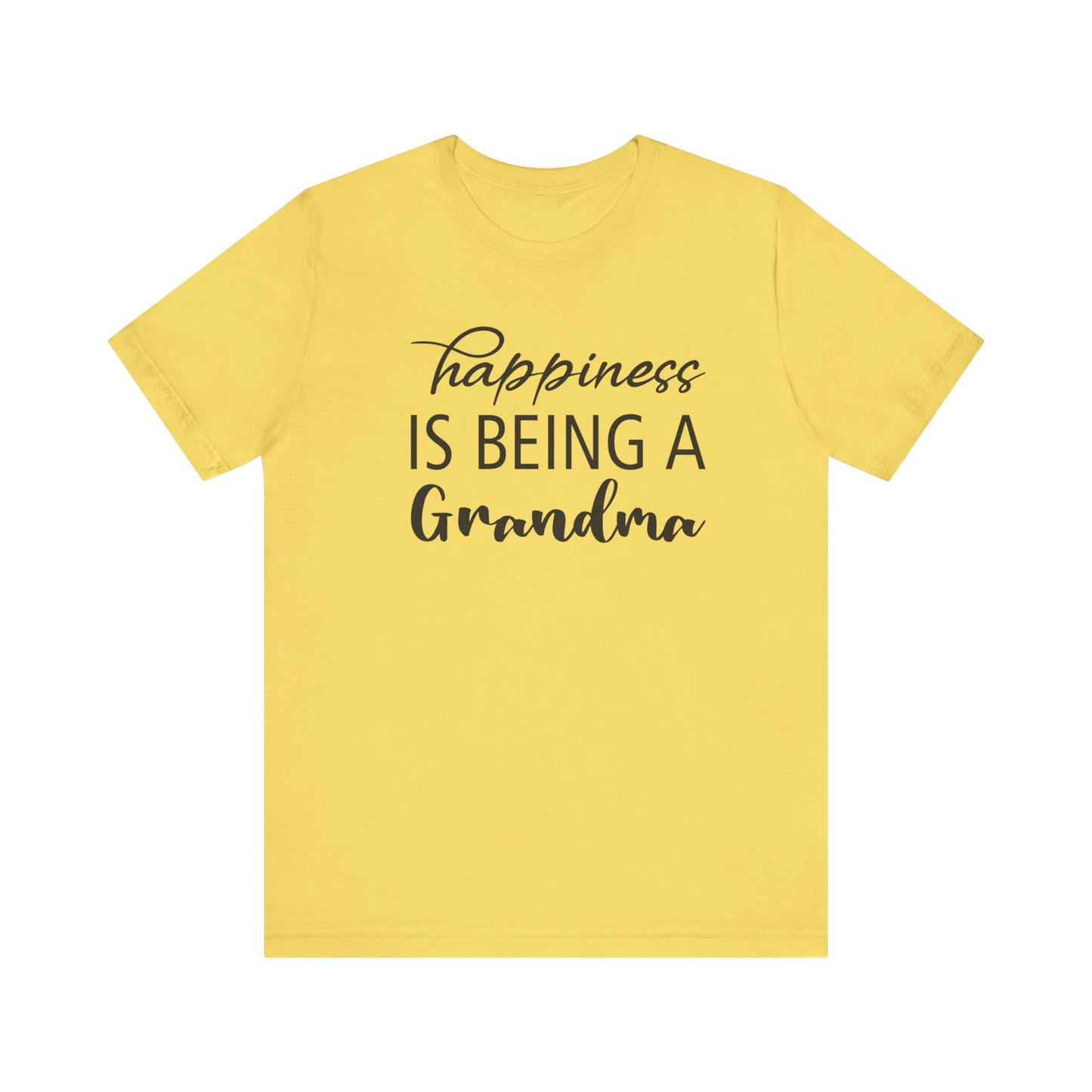 Happiness is Being a Grandma T-Shirt |Jersey Tee