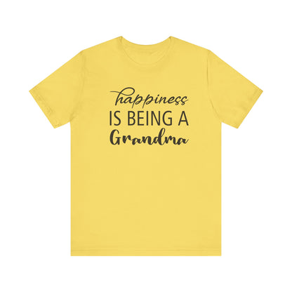 Happiness is Being a Grandma T-Shirt |Jersey Tee