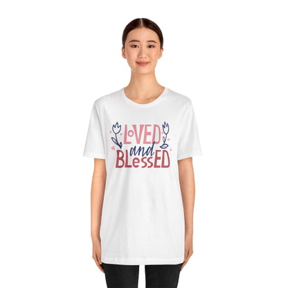 Loved and Blessed Jersey Tee - Sweet Comfort for Everyday Wear