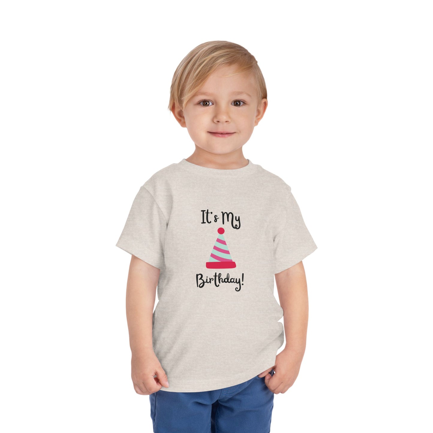 Birthday Party Toddler Tee - "It's My Birthday!"