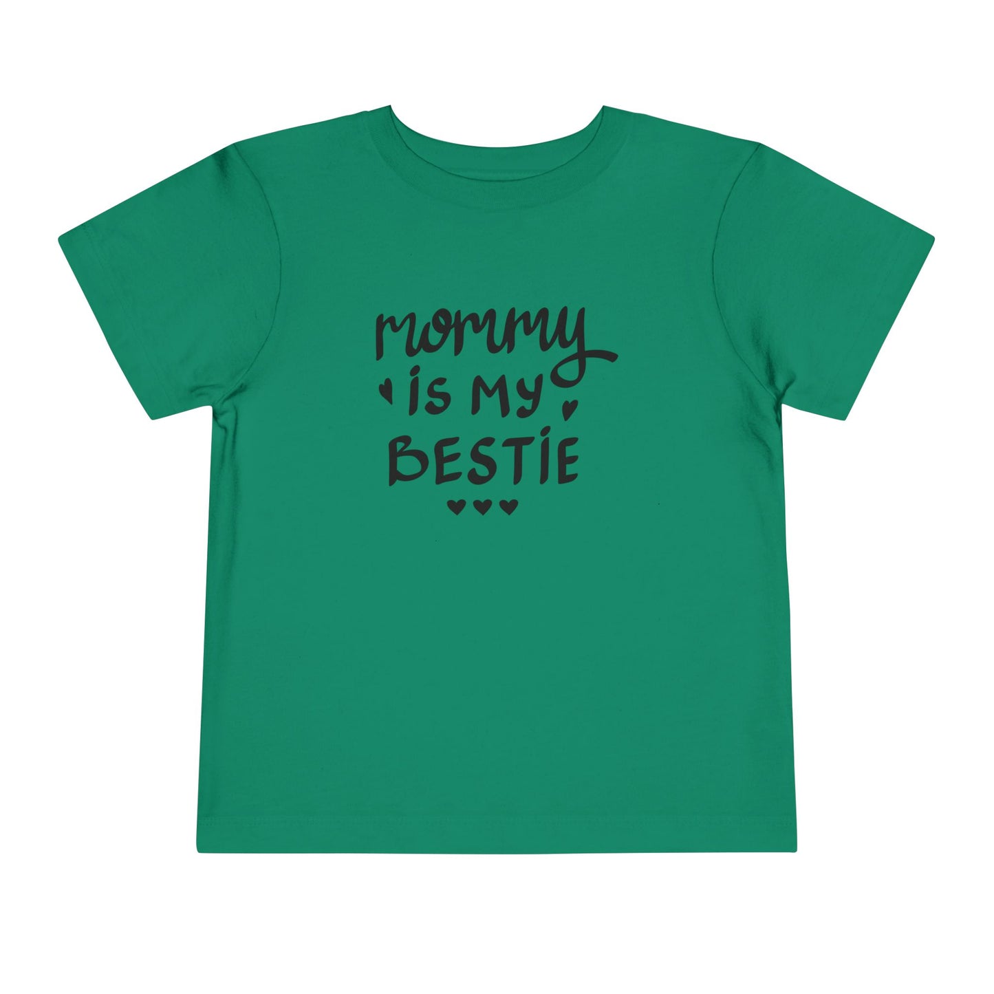 Mommy's Bestie Toddler Tee - Cute Short Sleeve T-Shirt for Little Ones