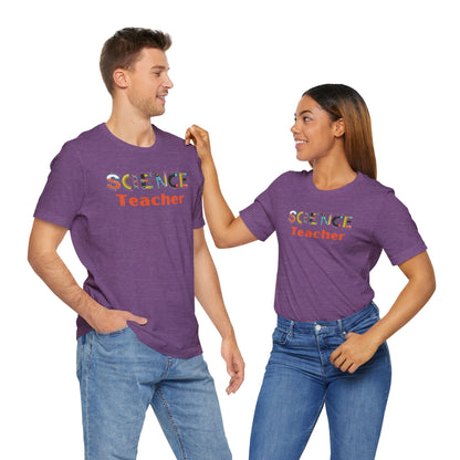 Science Teacher Unisex Tee - Fun & Colorful Graphic Shirt for Educators