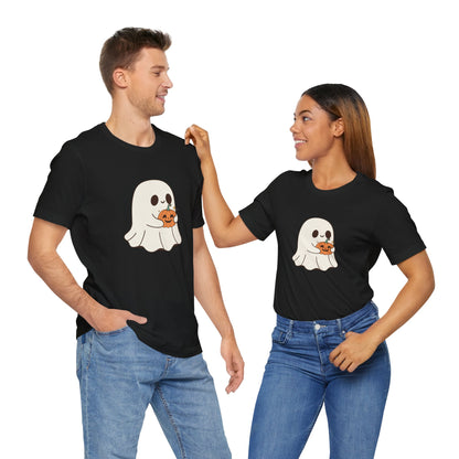 Cute Ghost Halloween Tee, Halloween Shirt, Spooky Season Top, Pumpkin Lover Gift, Casual Fall Wear, Halloween Outfits