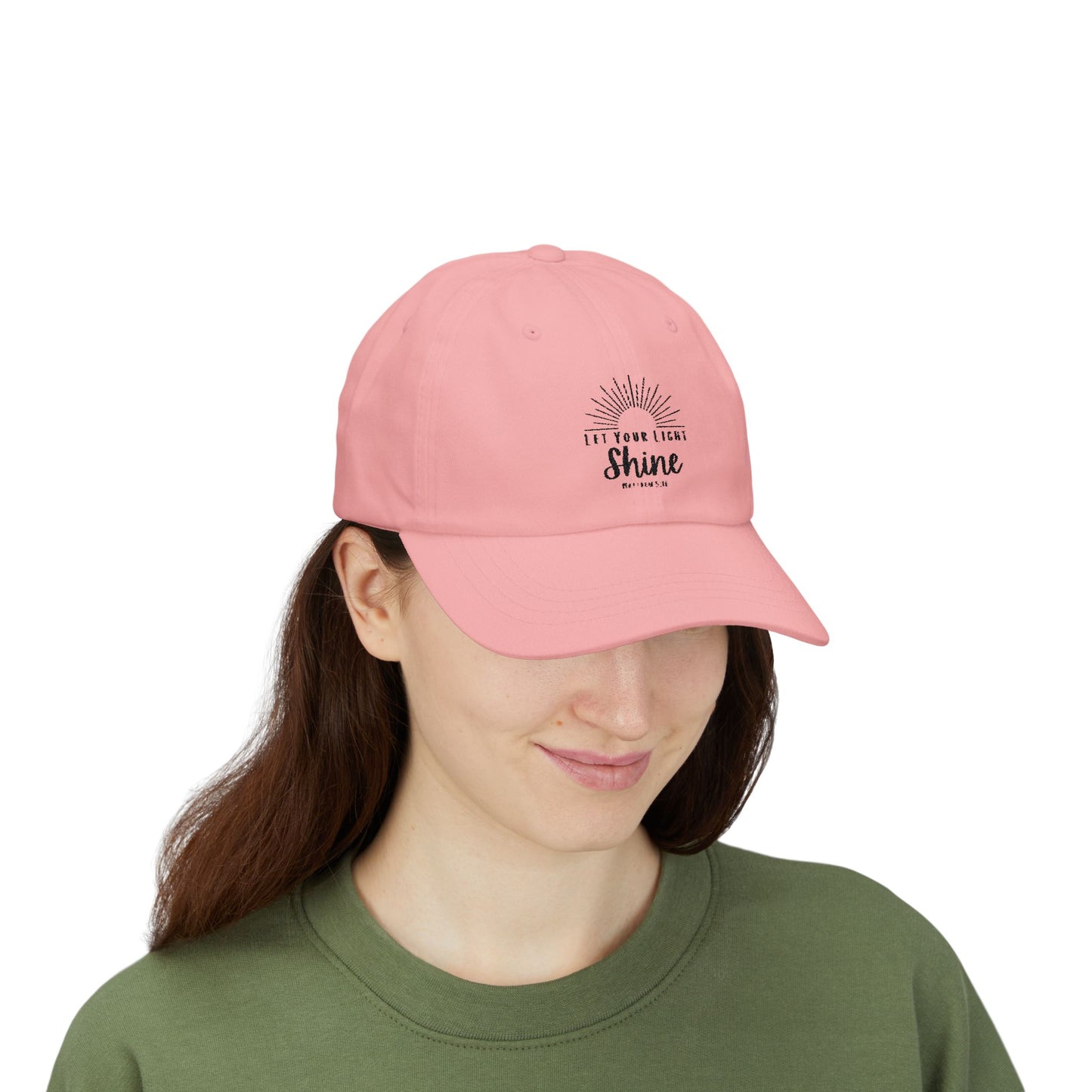 Inspirational Classic Dad Cap - "Let Your Light Shine"