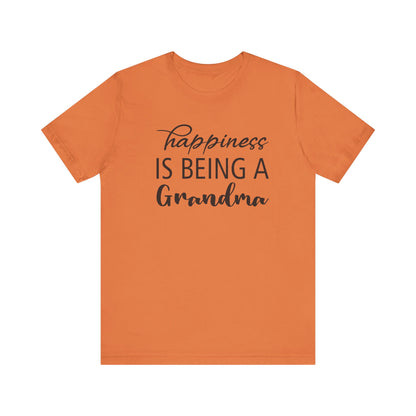 Happiness is Being a Grandma T-Shirt |Jersey Tee