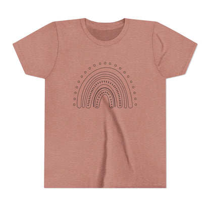 Kids Rainbow Art Short Sleeve Tee - Fun & Colorful Design