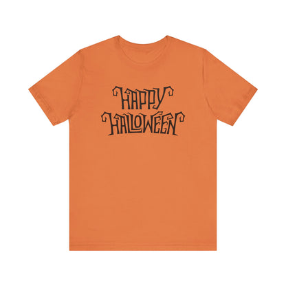 Happy Halloween Tee, Spooky Graphic Shirt, Festive Fall Apparel, Halloween Costume Top, Halloween Party Wear